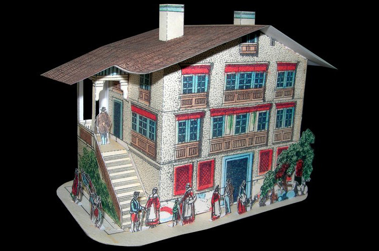 Ville au bord de la mer